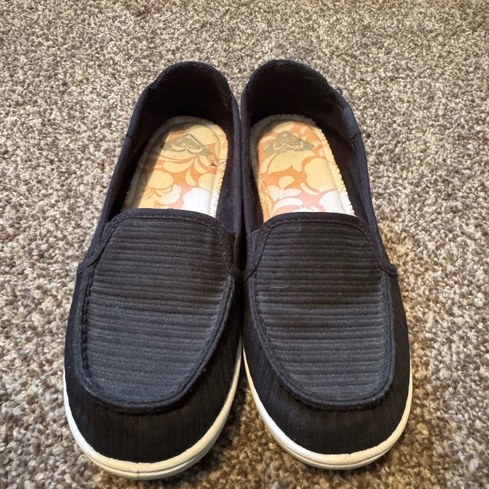 Roxy Black Slip-On Loafers for Men